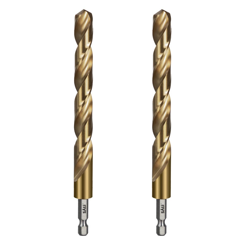 SALI Cobalt Drill Bit Set,20 Pack 5/32 Inch High Speed Steel Hex Shank Jobber Drill Bits, for Hardwood, Aluminum,Metal,Copper,Alloyed Steel - Image 1
